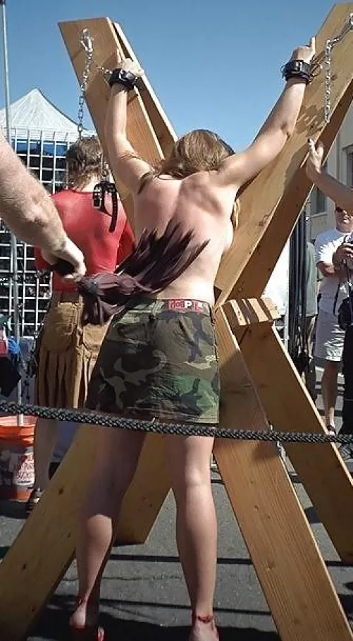 Floggings/whippings on the back. Who else here likes flogging/whipping on the back? I know it is a very small subset of BDSM and impact play, compared to spanking, but I assume some folks enjoy it. If you do, leave a message and let's chat. by Darkwhip1990