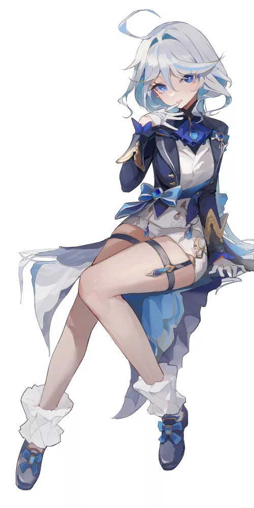 Furina Thighs [Genshin Impact] by ArmorXIII