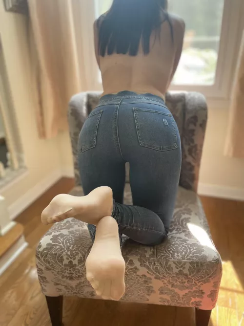 Home alone watching the neighbors walk by secretly hoping I get caught by pixiefeet76