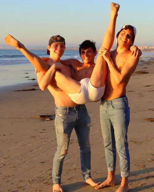 Just imagine if the middle guy wasn't wearing the shorts.. by str8brobro