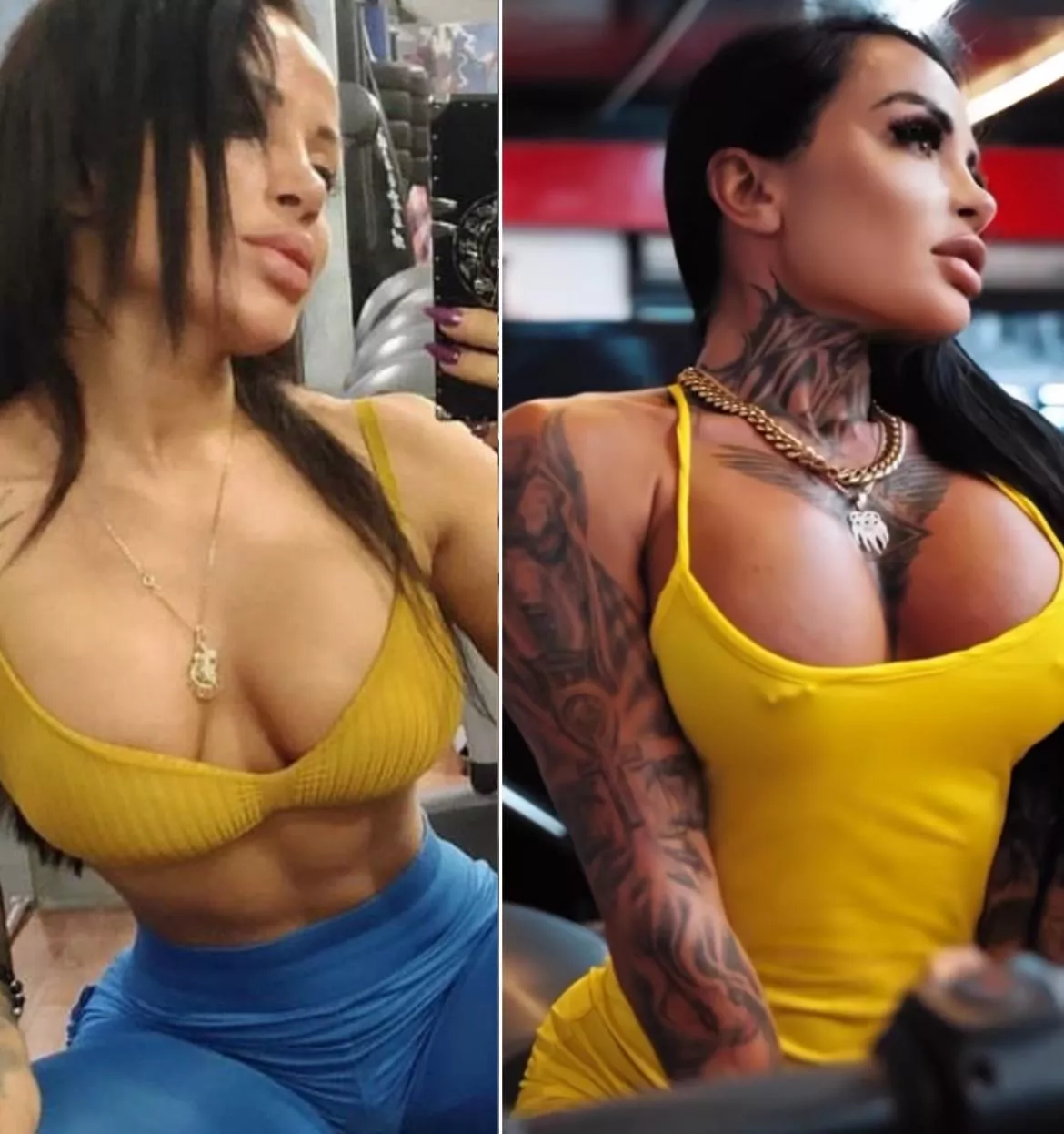 Less muscles but more silicone posted by coedolsz