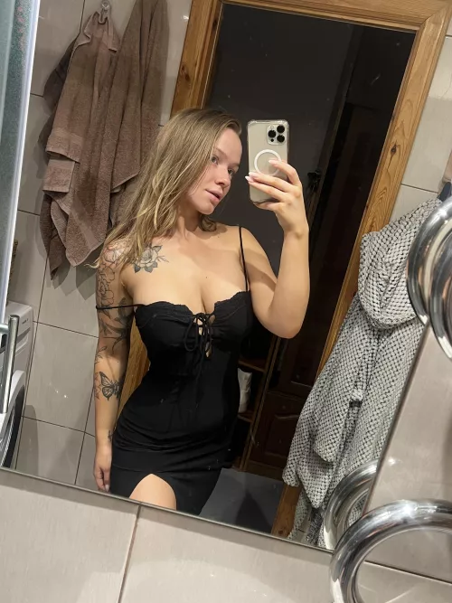 My favorite way to wear this dress is with nothing underneath 😊 by EmbarrassedBuy8407