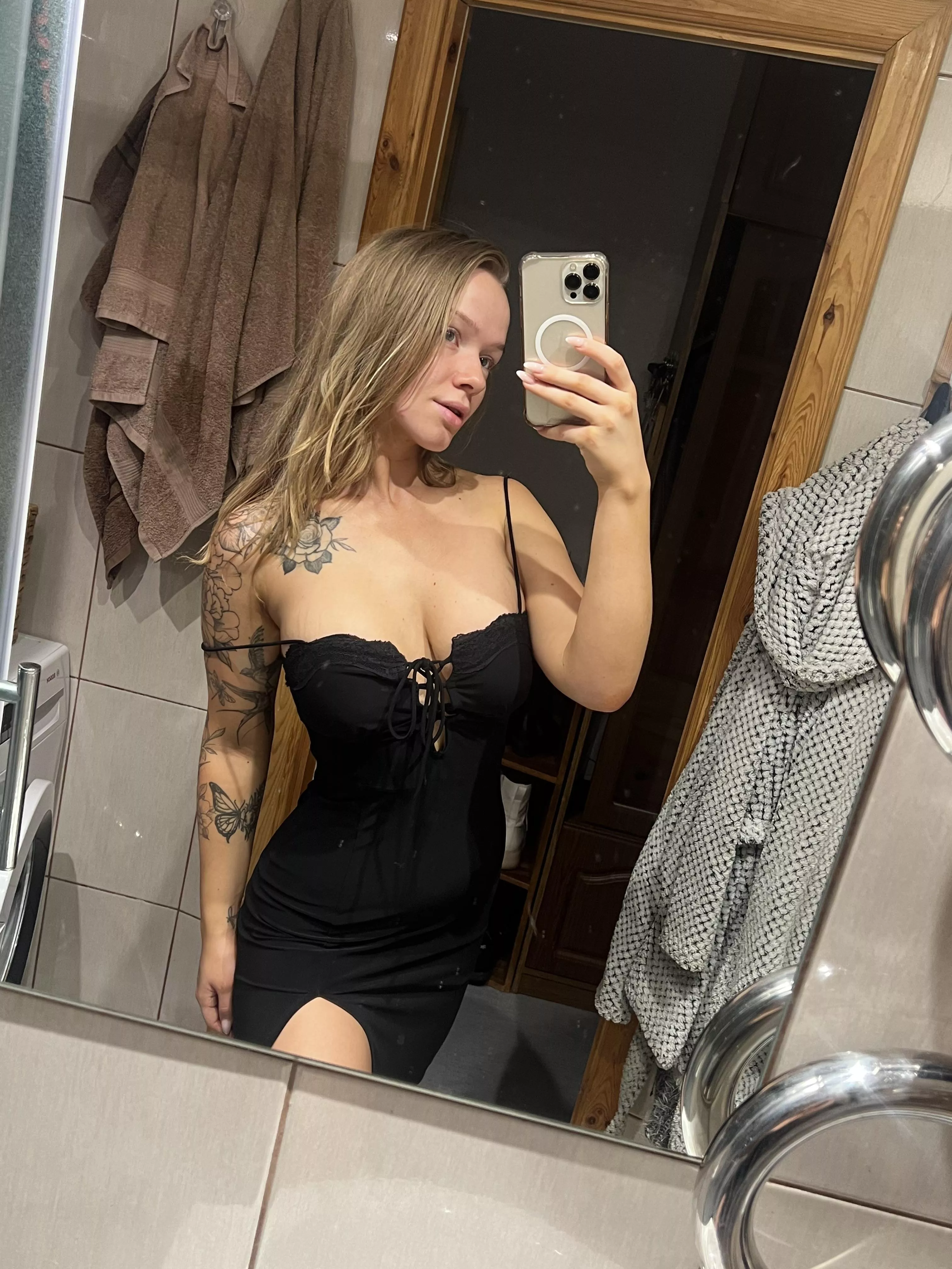 My favorite way to wear this dress is with nothing underneath 😊 posted by EmbarrassedBuy8407