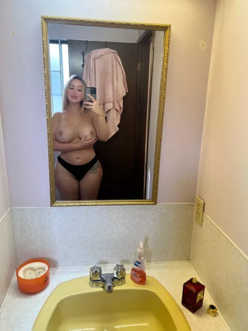 My tits feel quite heavy right now..can you hold them for me? by sexxycutie