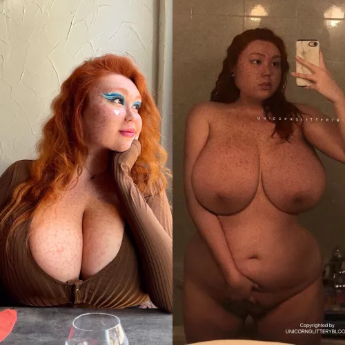 [OC] on and off! which is sexier? by Unicornglitteryblood