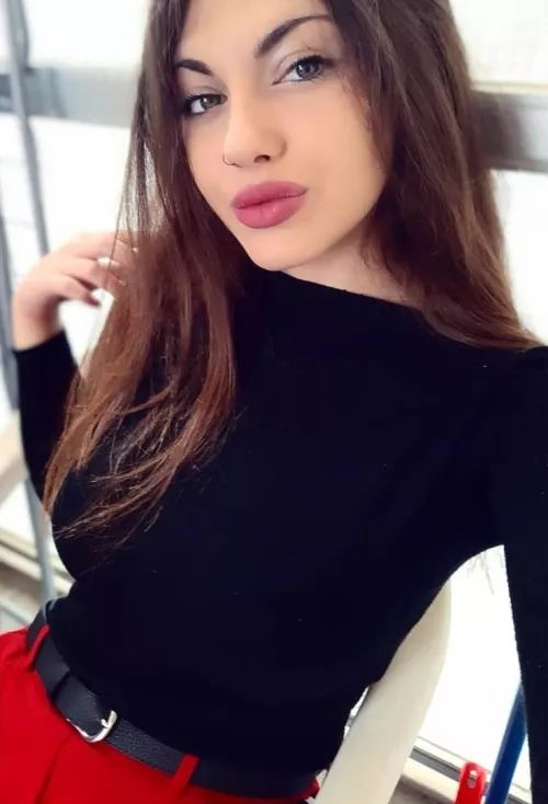 That shirt can almost hide her MASSIVE rack by TributerGR