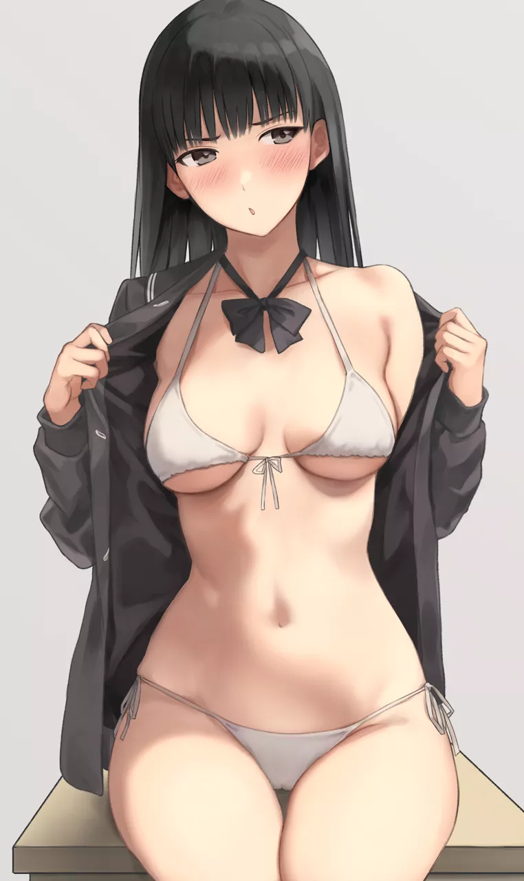 Tsukasa Ayatsuji swimsuit under uniform [Amagami] posted by x54dc5zx8