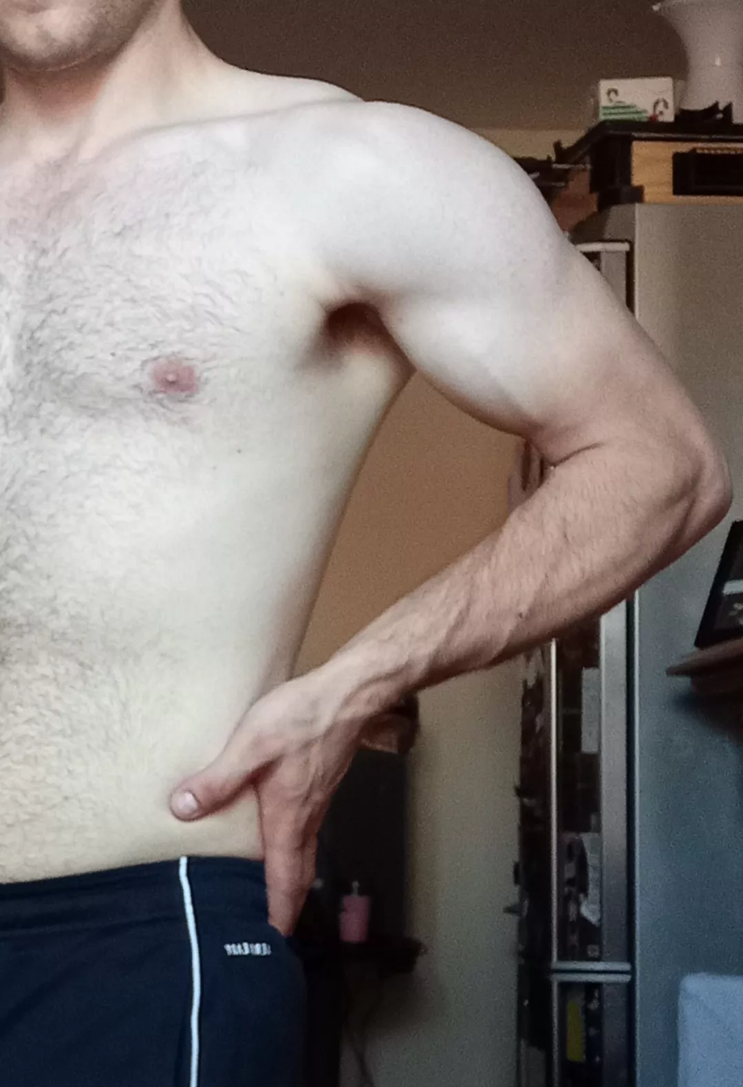 Veins are on show a lot! posted by CWolf29
