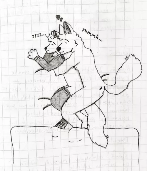 Cuddle time <3 by TherealSisu