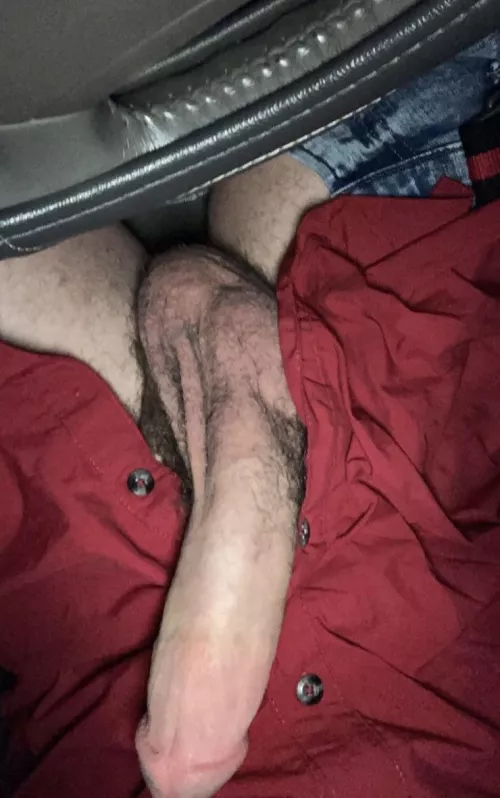 Definitely time to shave, but my dude and the boys were stoked to escape the jeans. by Business-Addition-22