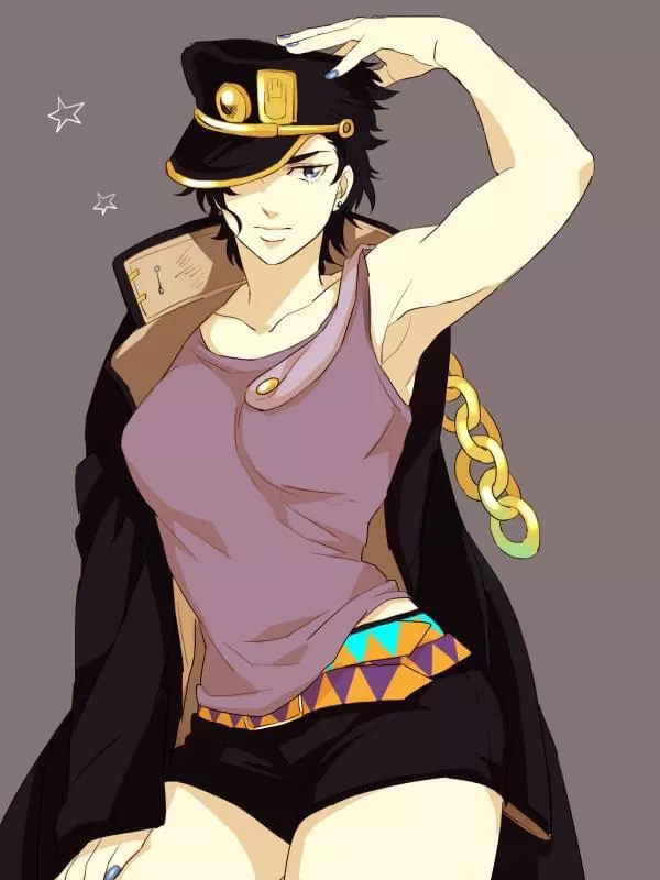 Genderswapped Jotaro posted by NORlAKlKAKYOlN