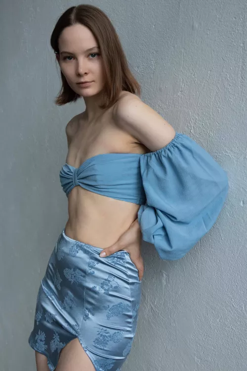 I think baby blue looks pretty good on me by sophiaemilia