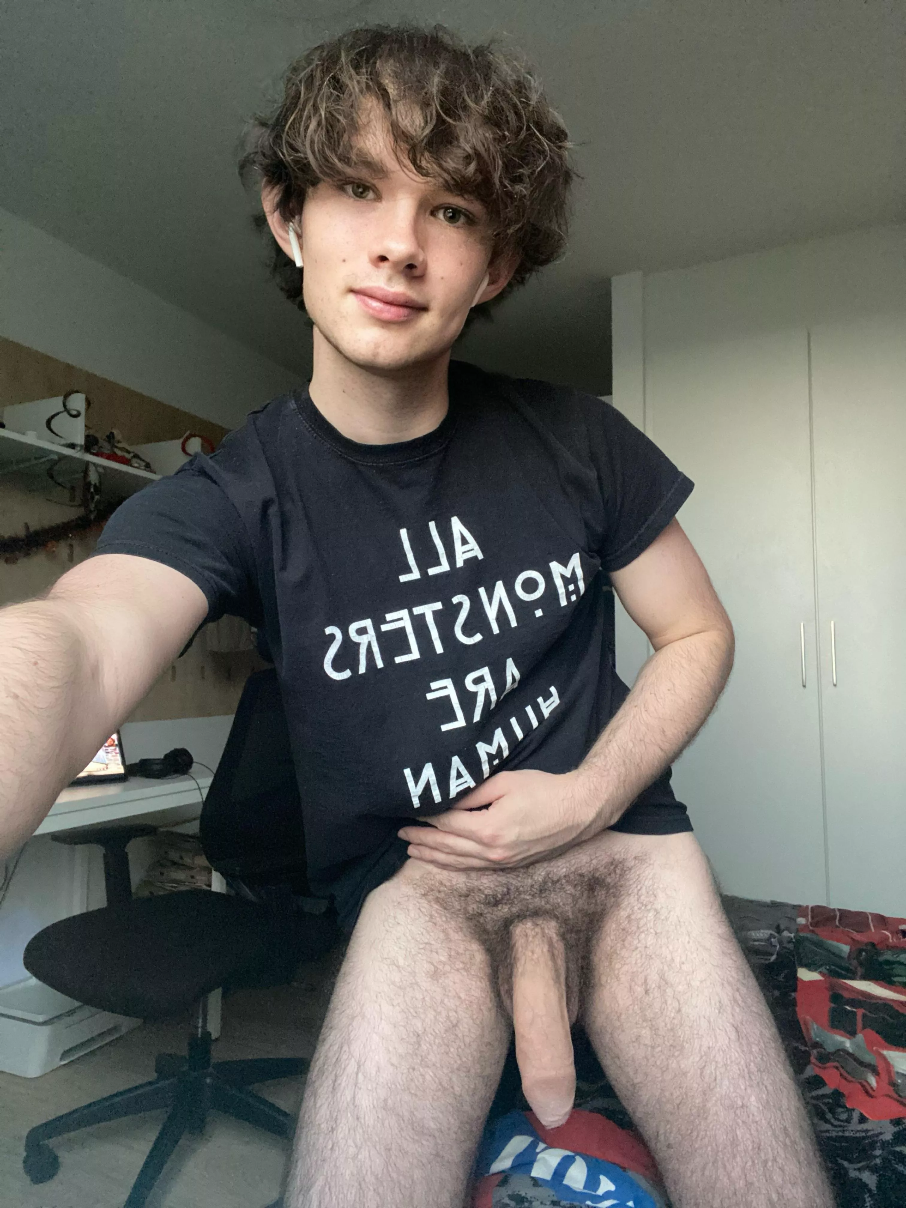 My dick was fully grown by the time I reached puberty. I still remember the locker room looks at school! posted by AidenMox