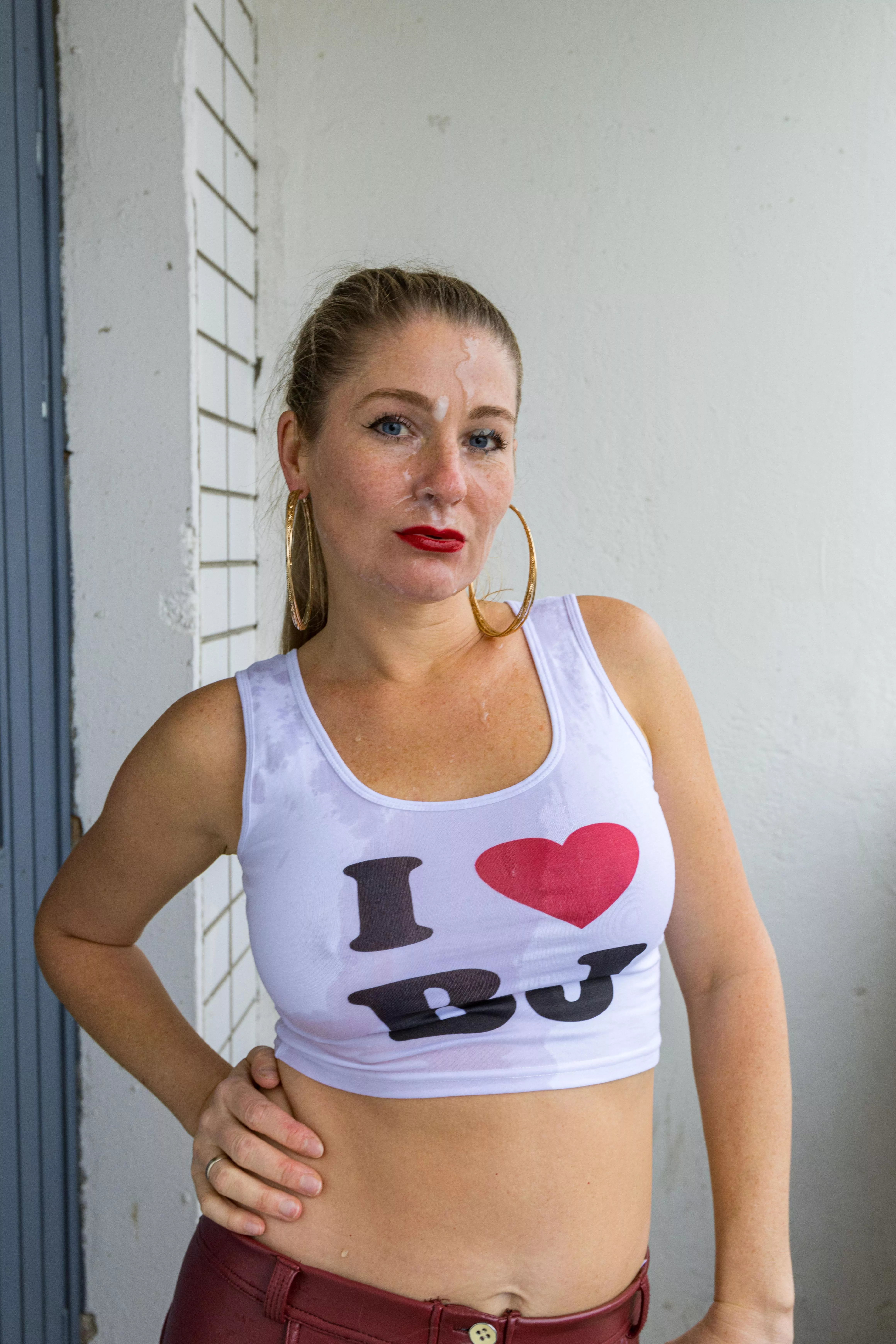 My facial style posted by WhoreSlutMilf