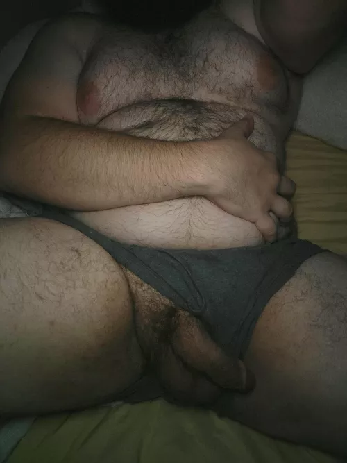 My underwear is all bunched up. Can you take them off for me? by bicubdaddy