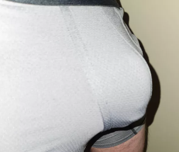 Underwear's feeling a little tight. Might go without tonight by Naive-Run-9943