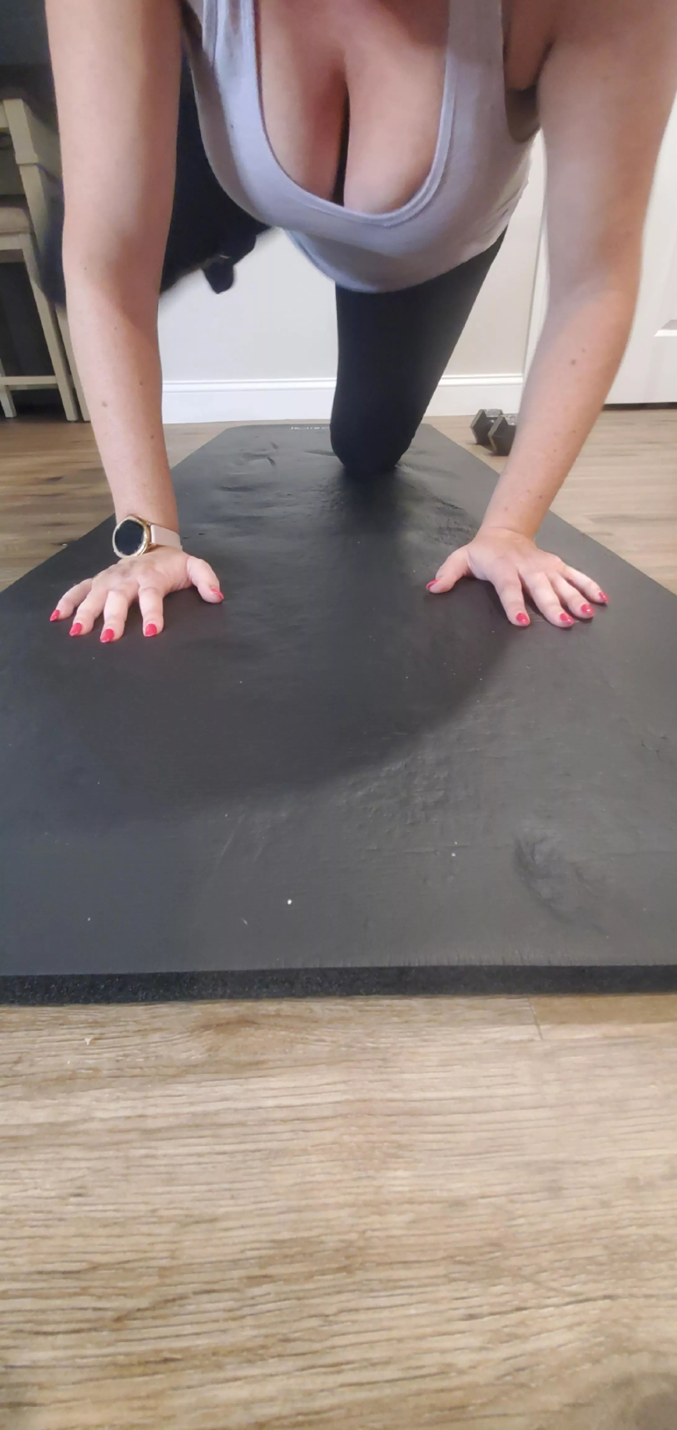 Want to join me for a workout? posted by MsTeacherToes