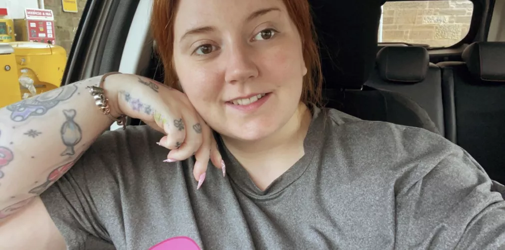 Here’s a wee no make-up selfie from this morning 🥹 by sttg_of