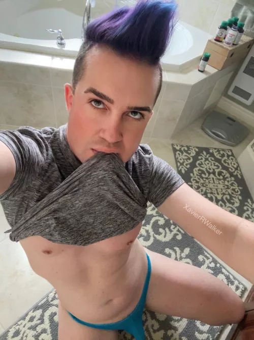 No one at lunch knew I was wearing my jock! Am I rockin them? by XavierRWalker