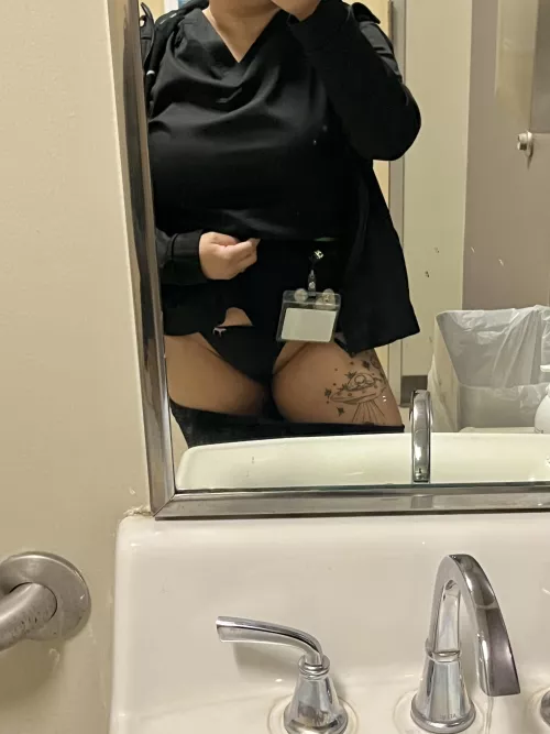 Scrub pants down🖤 by Lollipoptoes22