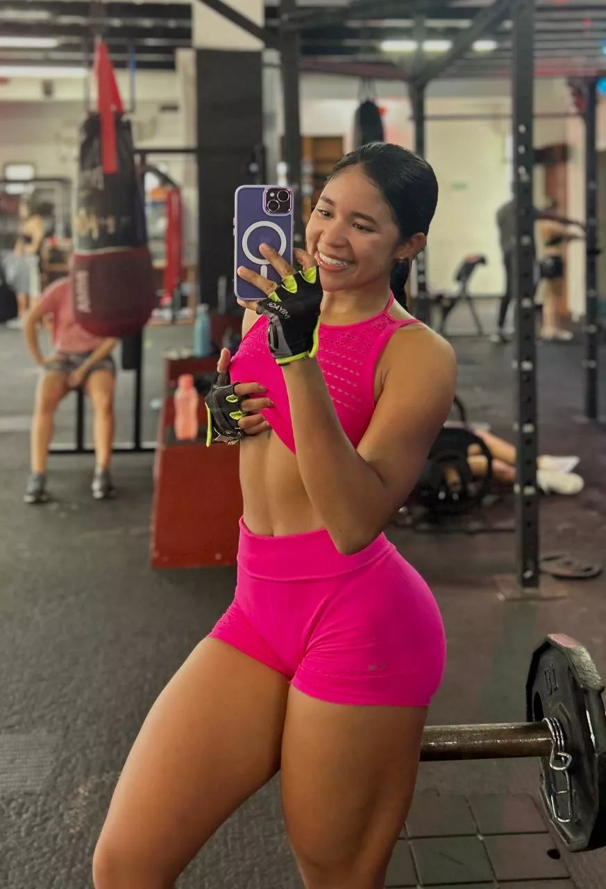The gym built my body like this posted by maggiefrisch