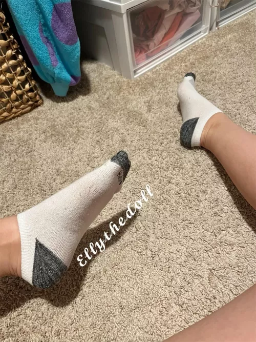 White ankle socks 🥵 by ellythedoll