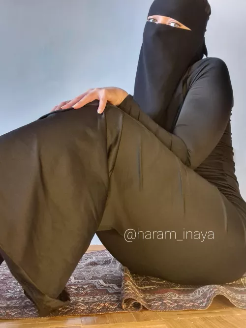 Would you take a peek under my abaya? by Haram_Inaya