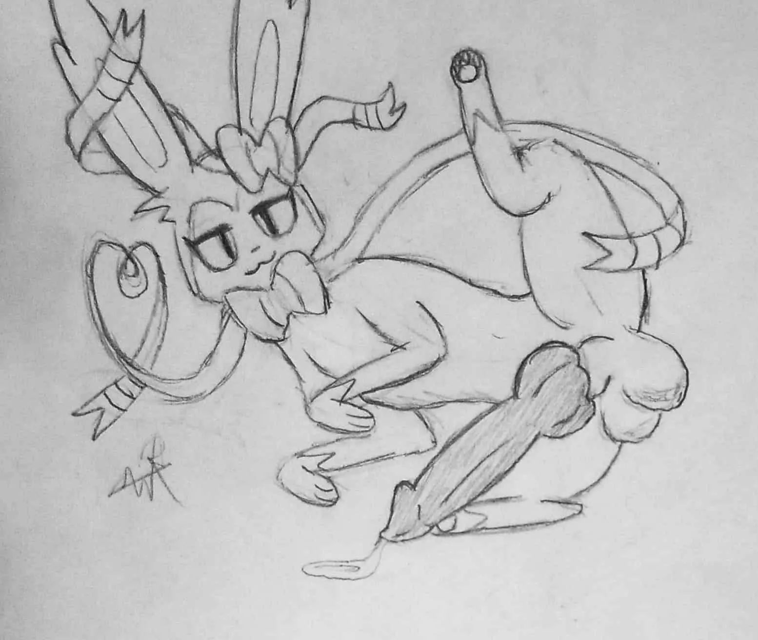 A Sylveon presenting himself [M] [OC] posted by Mega_Venquaza