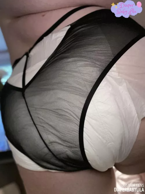 Are you cold? Don’t worry. My warm, squishy diaper will keep you warm🙈💦 by thediaperbabylila