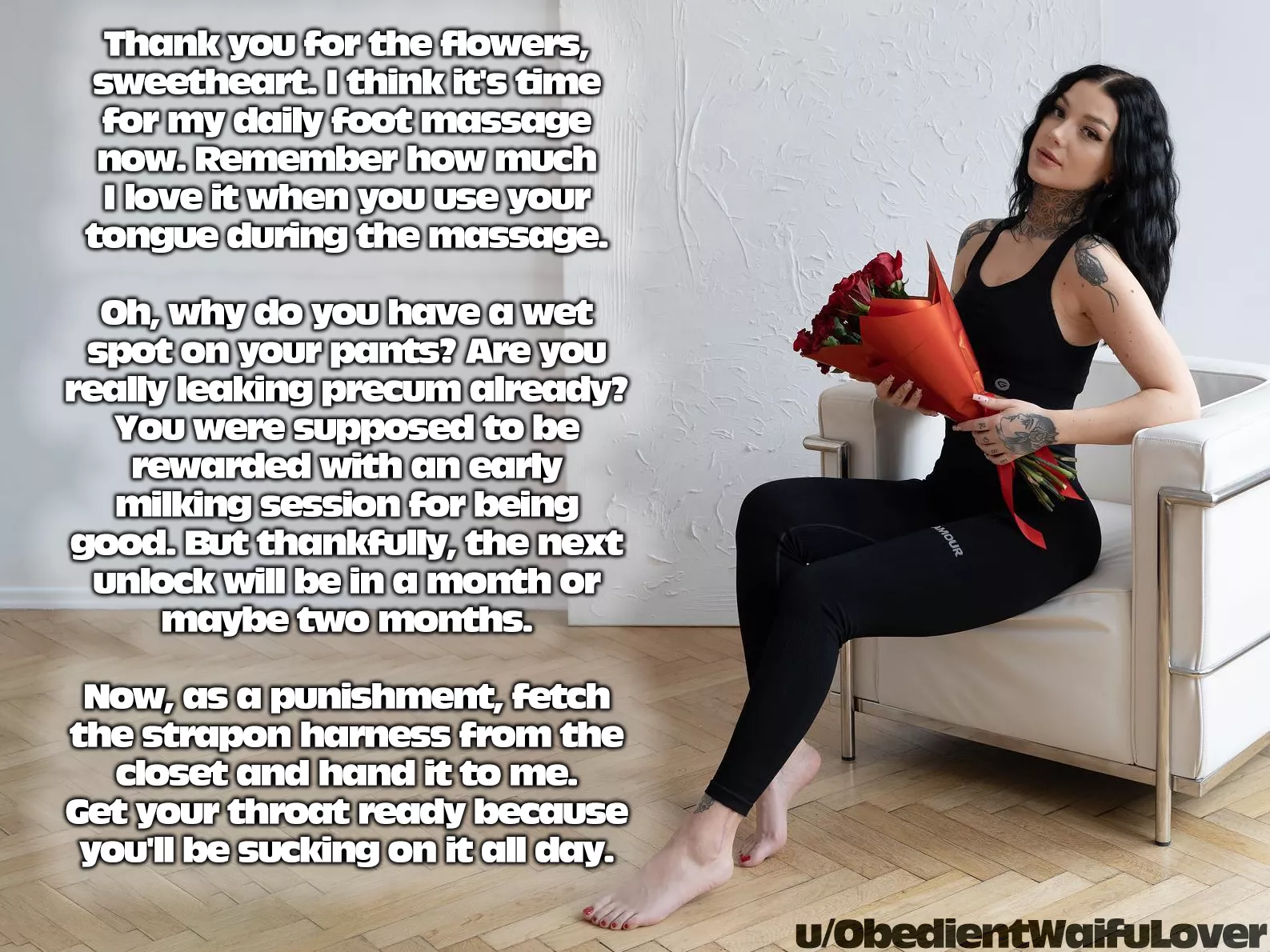 Feet Worship Mishap posted by ObedientWaifuLover