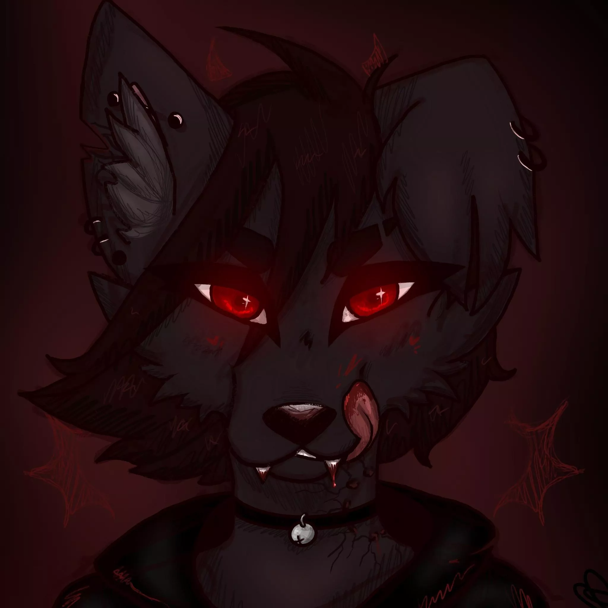 Happy Halloween 🔪🩸🥀 posted by Icyhotfur