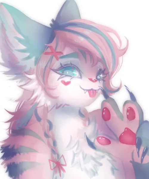 Hi ~ (Art by me) by overdonePerspective