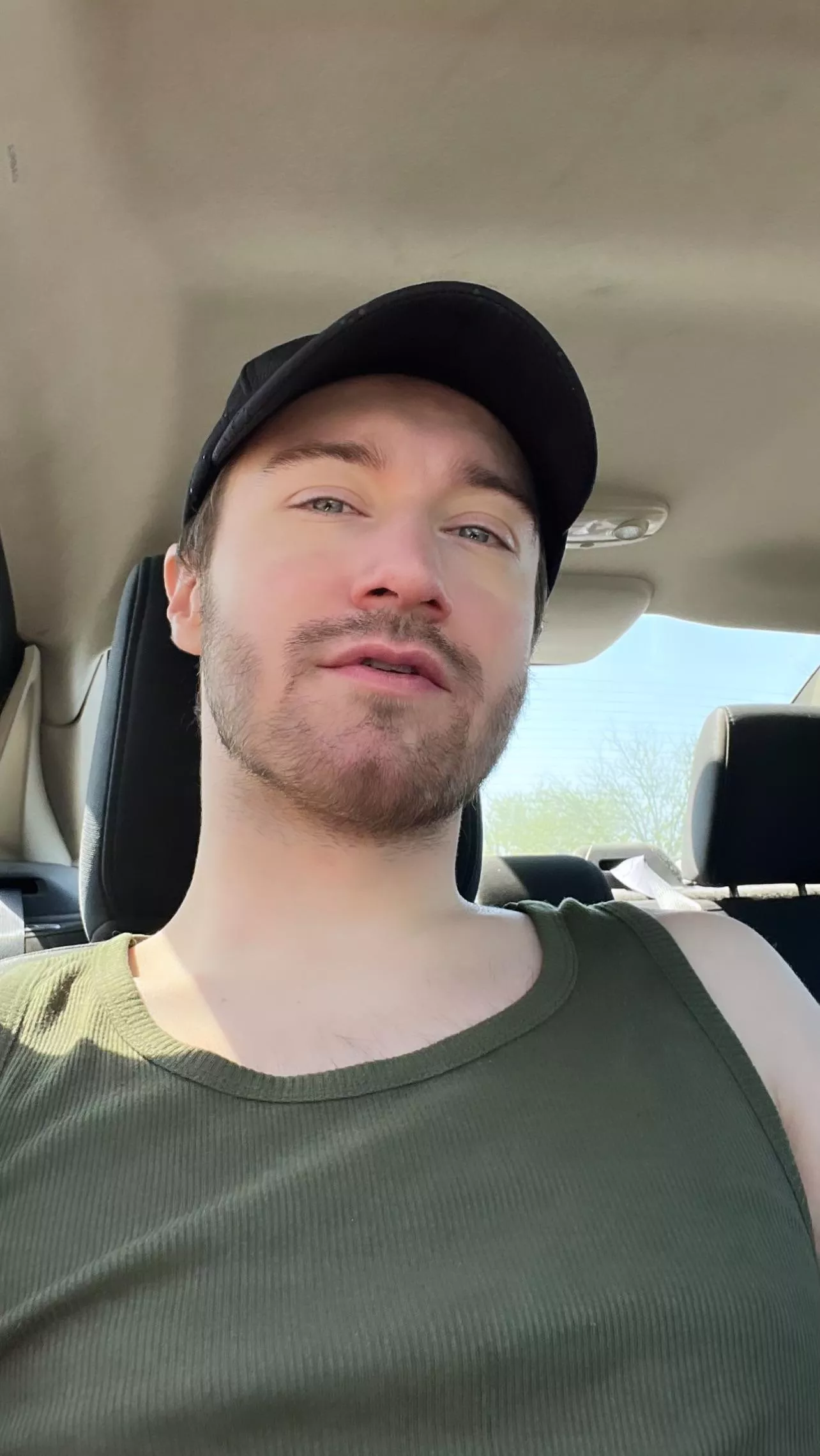 I forgot to sleep last night so here’s a selfie I guess posted by notsurewhoiamtoday