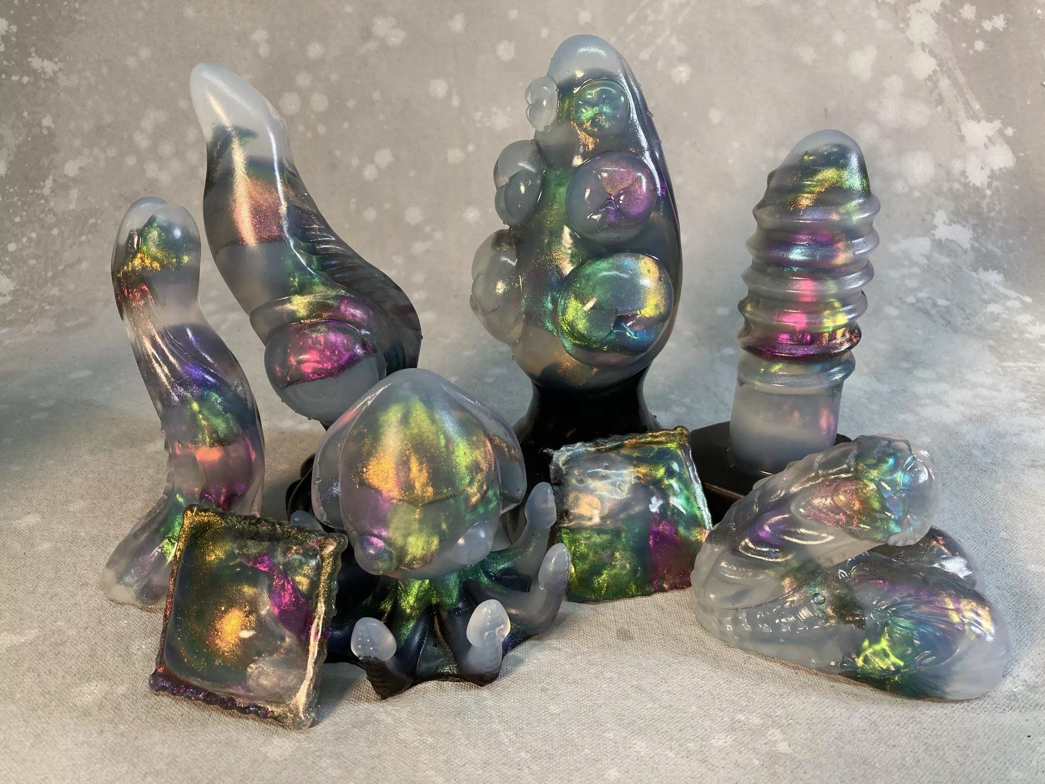 If anyone burns for some sweet color shift toys, I have some for my inventory update tomorrow at 8:15pm est posted by SomethingSquishyToys