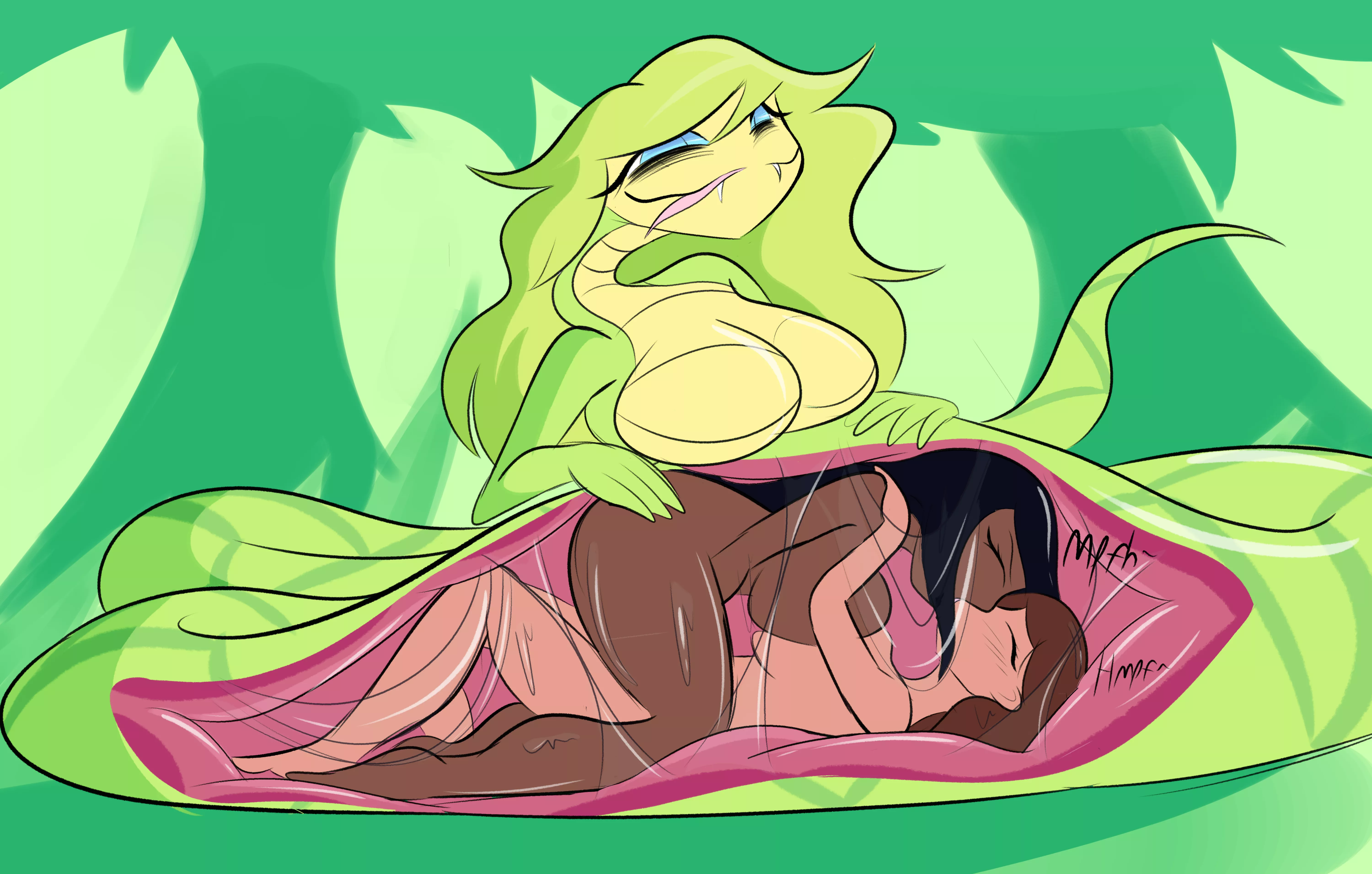 {Image} Lover's last embrace (Art by JackMunchy) posted by JackMunchy