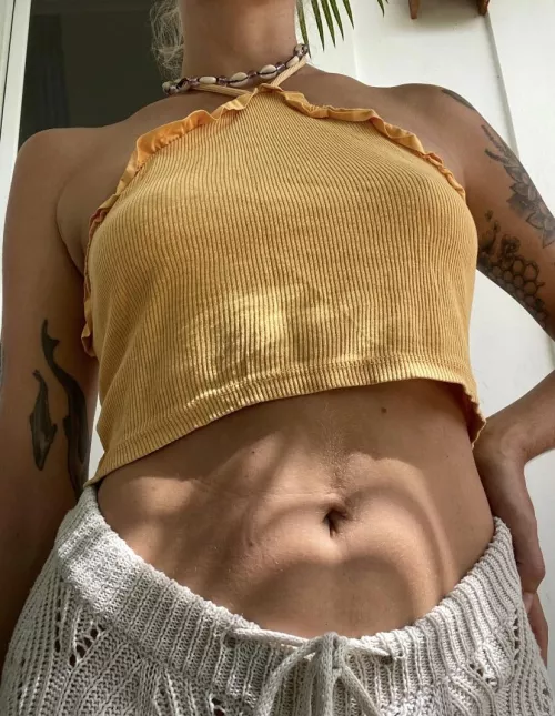 Lounging around with no bra by liapixie92