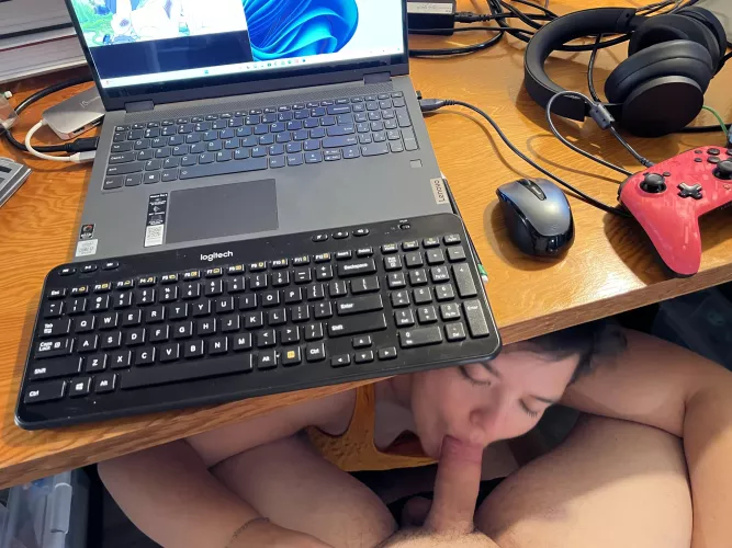 Peekaboo 😈 by coupleofkinkyfucks