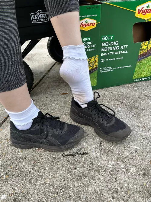 [selling] Yard work socks! I wore these while doing my yard work do you want to smell or taste them? by CreamyPassi0n