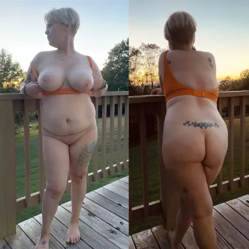 Short haired MILF from the front & back! by RealSunny39