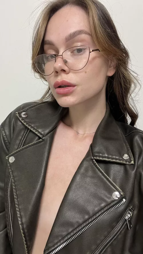 tender girl with glasses by Endurable_Height_