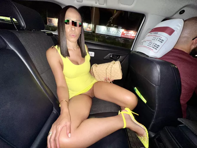 think our Italian cab driver noticed my wi[F]e (38, mom x2) behind him? by PublicService69