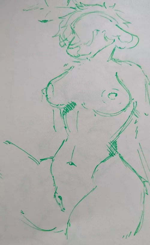 Another quick study sketch [F] (art by me) by Commercial-Ad-9901