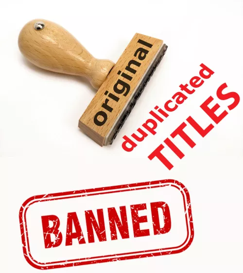 BE ORIGINAL!!! - Duplicate TITLES are banned - Don't copy other users titles as you will not be able to use them, BE ORIGINAL - BE UNIQUE by Bang_Bang_Mod