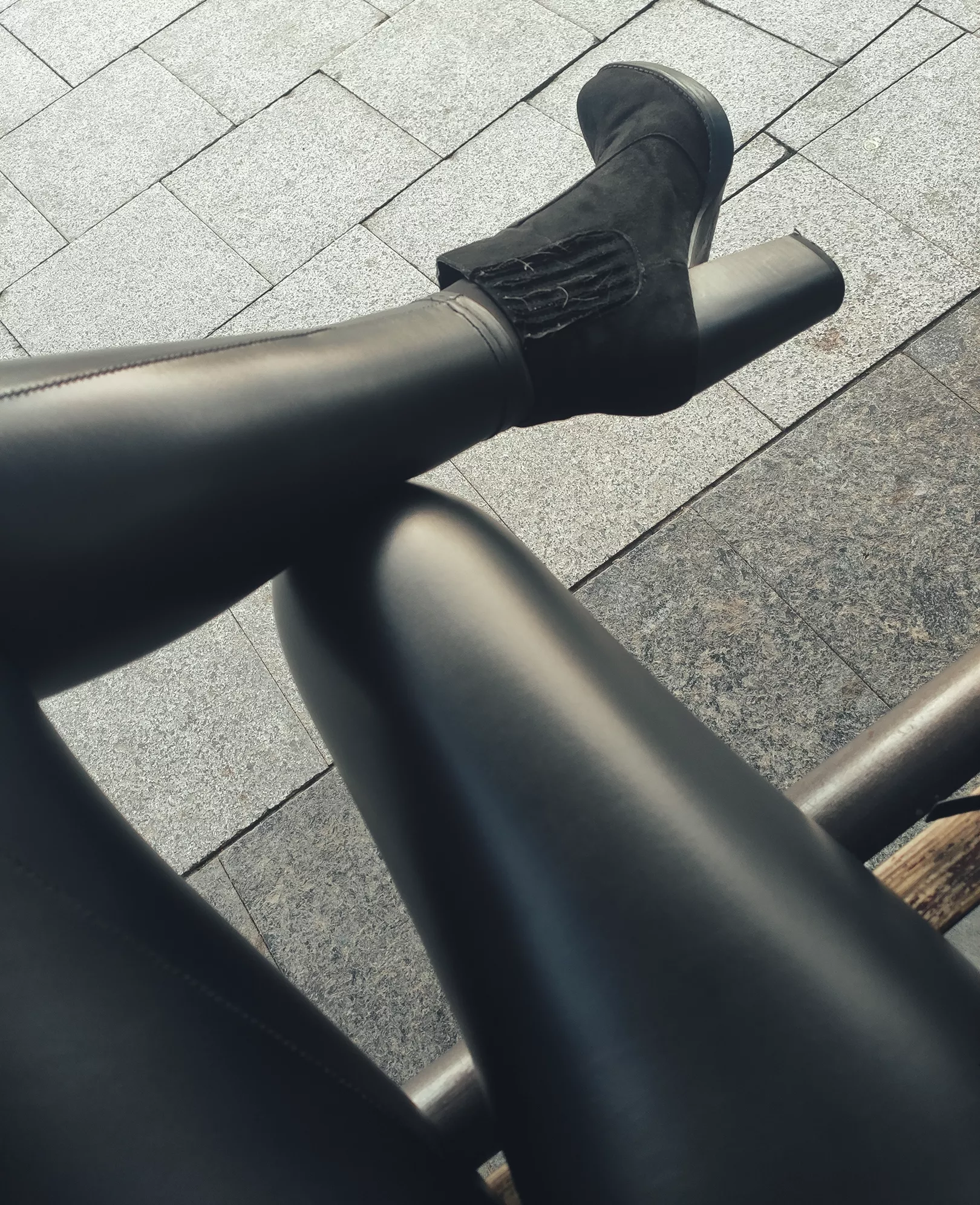 Boots and leather leggings is so hot posted by SweetieAlyona