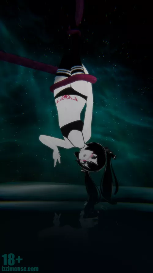 going for a dip by izzimouse