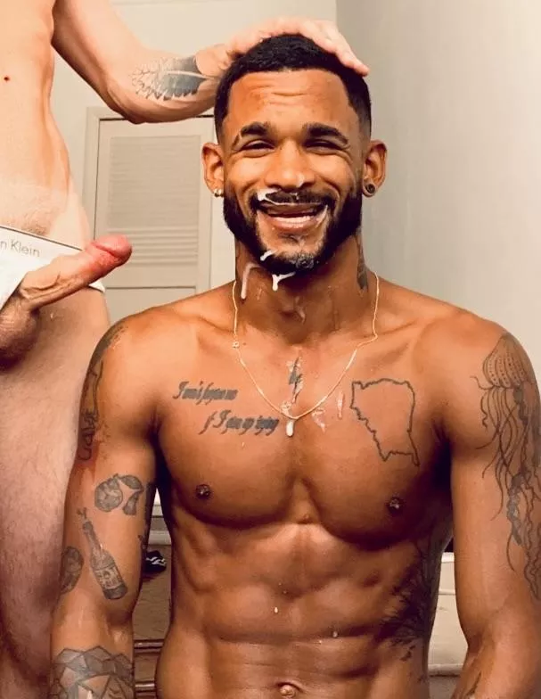 Look how happy he is now 💦 posted by caio-ian