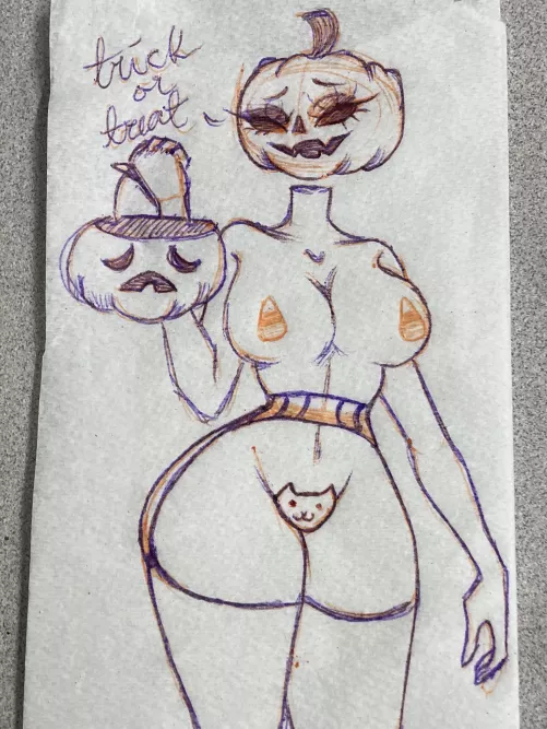 (oc) napkin girl by flesh_recepticle