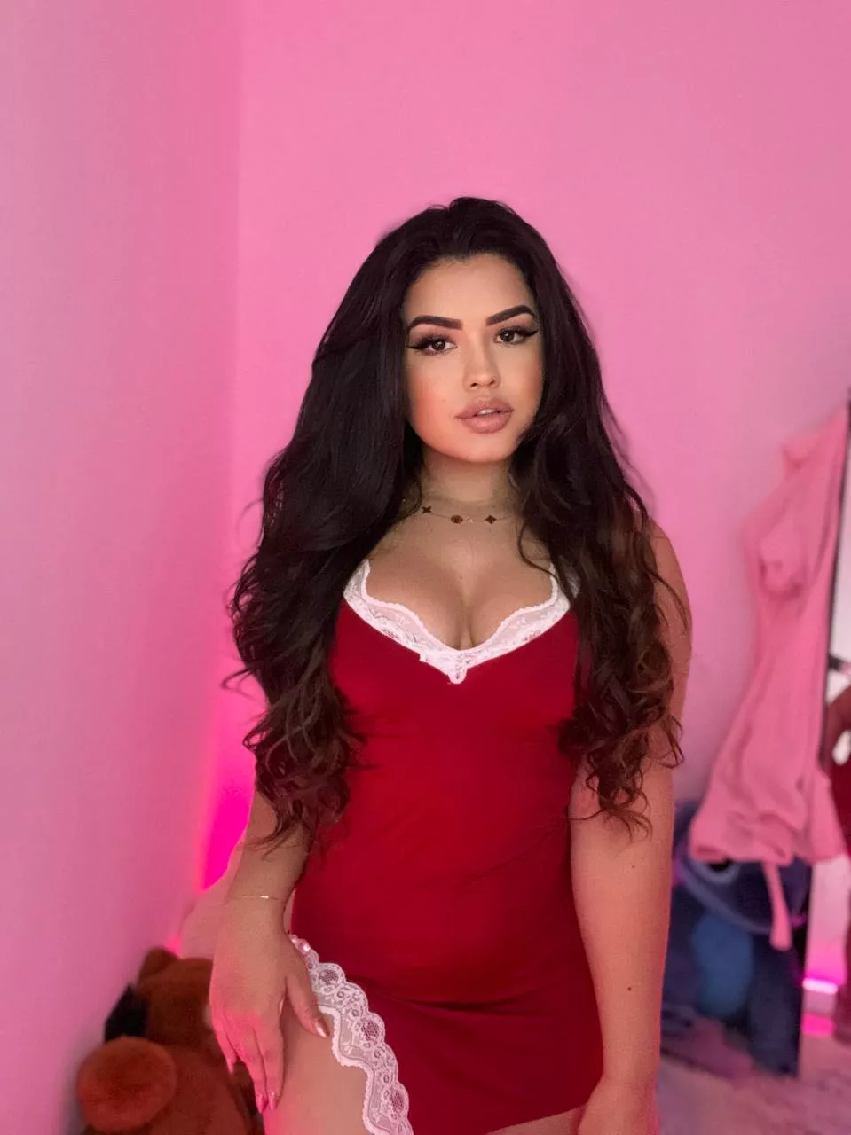 Red dress makes me feel hotter posted by bakinumir