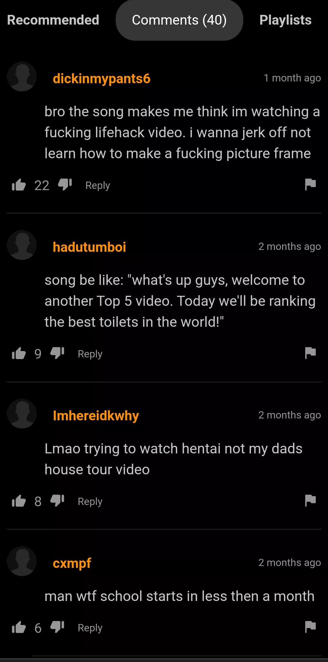 Some gems from a vidio posted by SilverUwU1