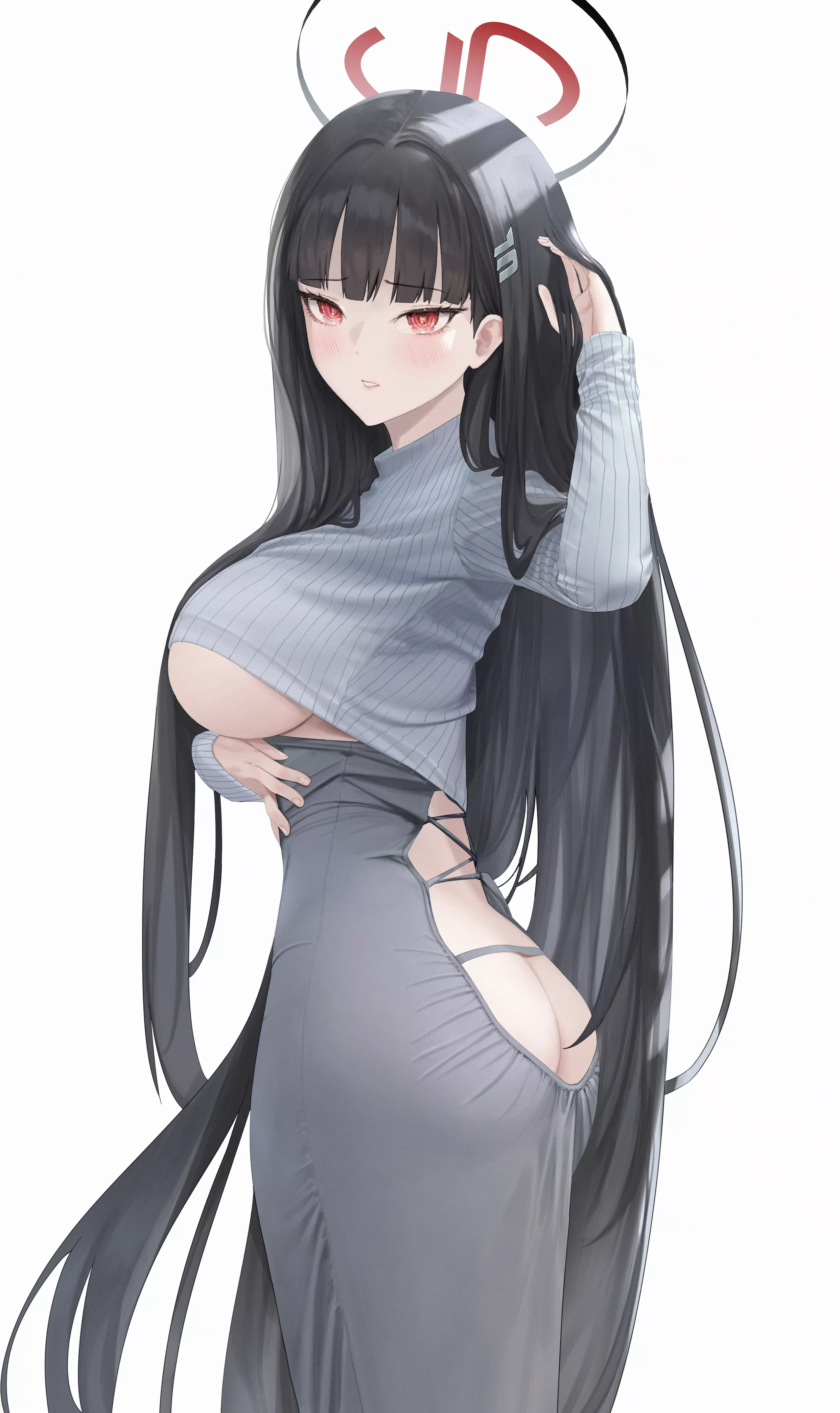 Sweater Dress Rio [Blue Archive] posted by CheetahSperm18